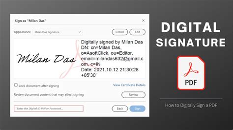 insert certificate signature in pdf